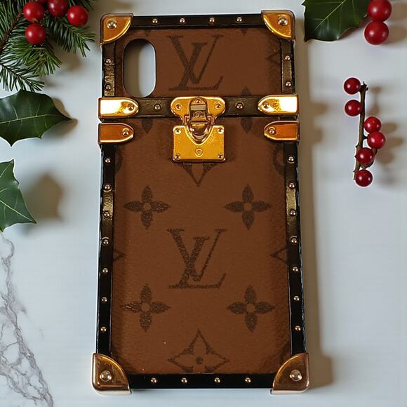 Louis Vuitton Monogram Canvas Eye Trunk iPhone X Case with Box - Picture 1 of 12